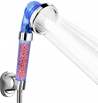 Vitamin C Duschfilter filtert Fluorid und Chlor Duschkopf Handbrausen Duschkopffilter spart Wasser /& Macht es Weich /& erh/öht Den Druck Einfache Installation