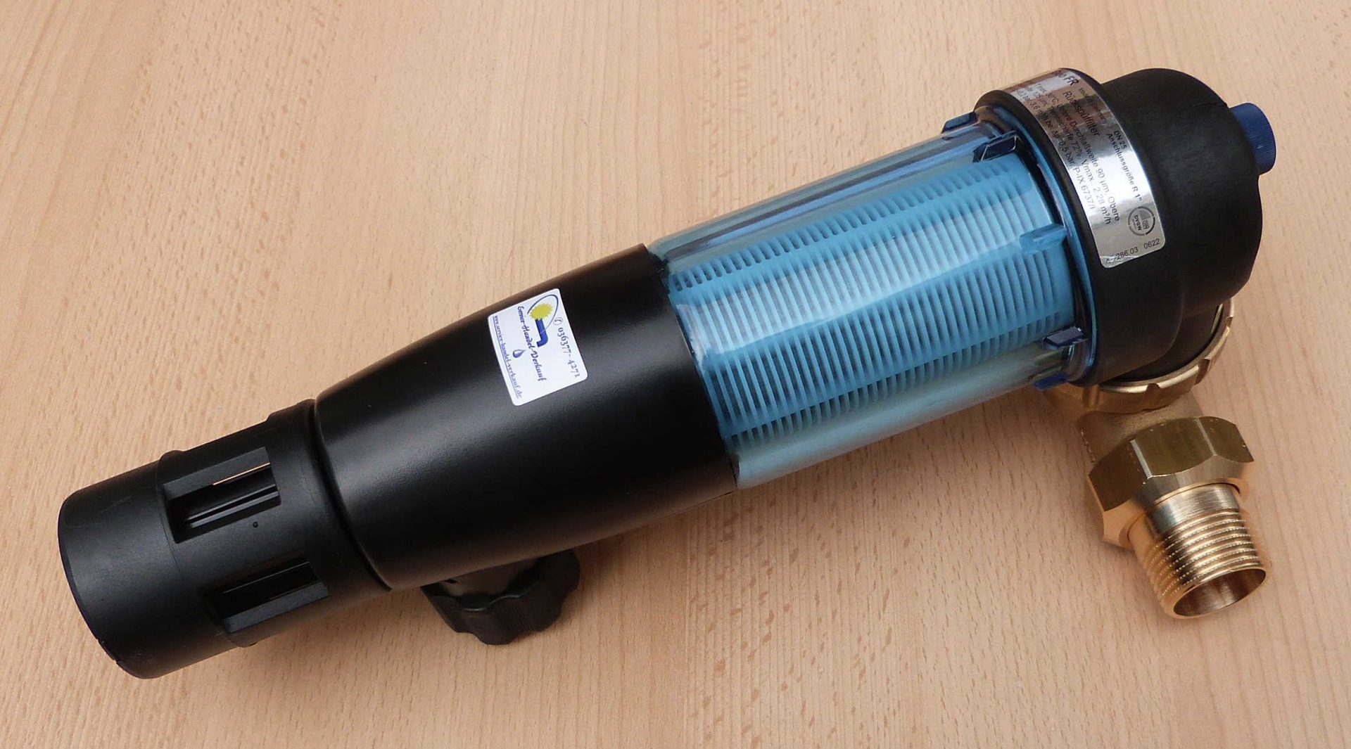 Wasserfilter 1 Zoll Rückspülfilter - 40 Mikron Für Hauswasserleitung