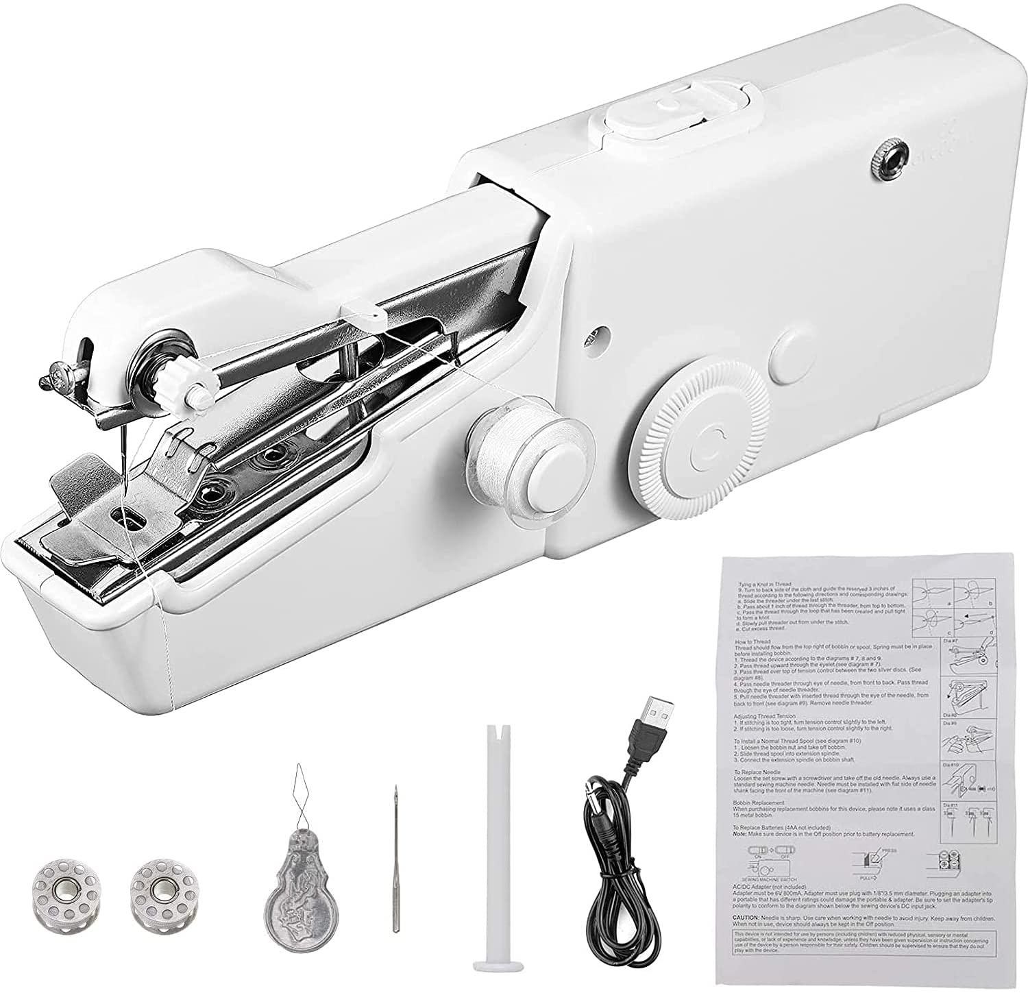 Rendcqin Mini Hand Sewing Machine