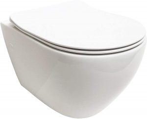 spülrandlose WC Keramik