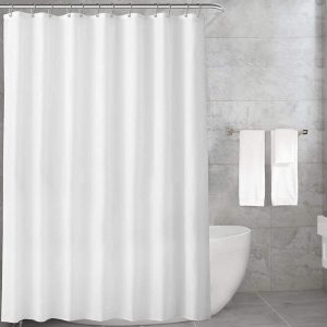 Feagar Duschvorhänge Shower Curtains mit 8 Duschvorhangringen und 3 Magnete｜Duschvorhang Durchsichtig Antischimmel Wasserdicht für Dusche und Badewanne Duschvorhang Transparent 120x180 cm
